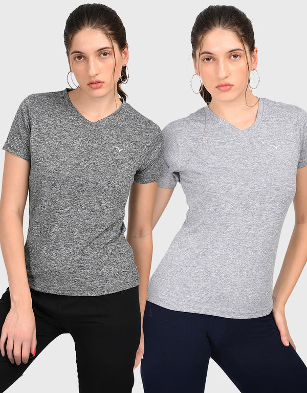V Neck T Shirt for Women Combo