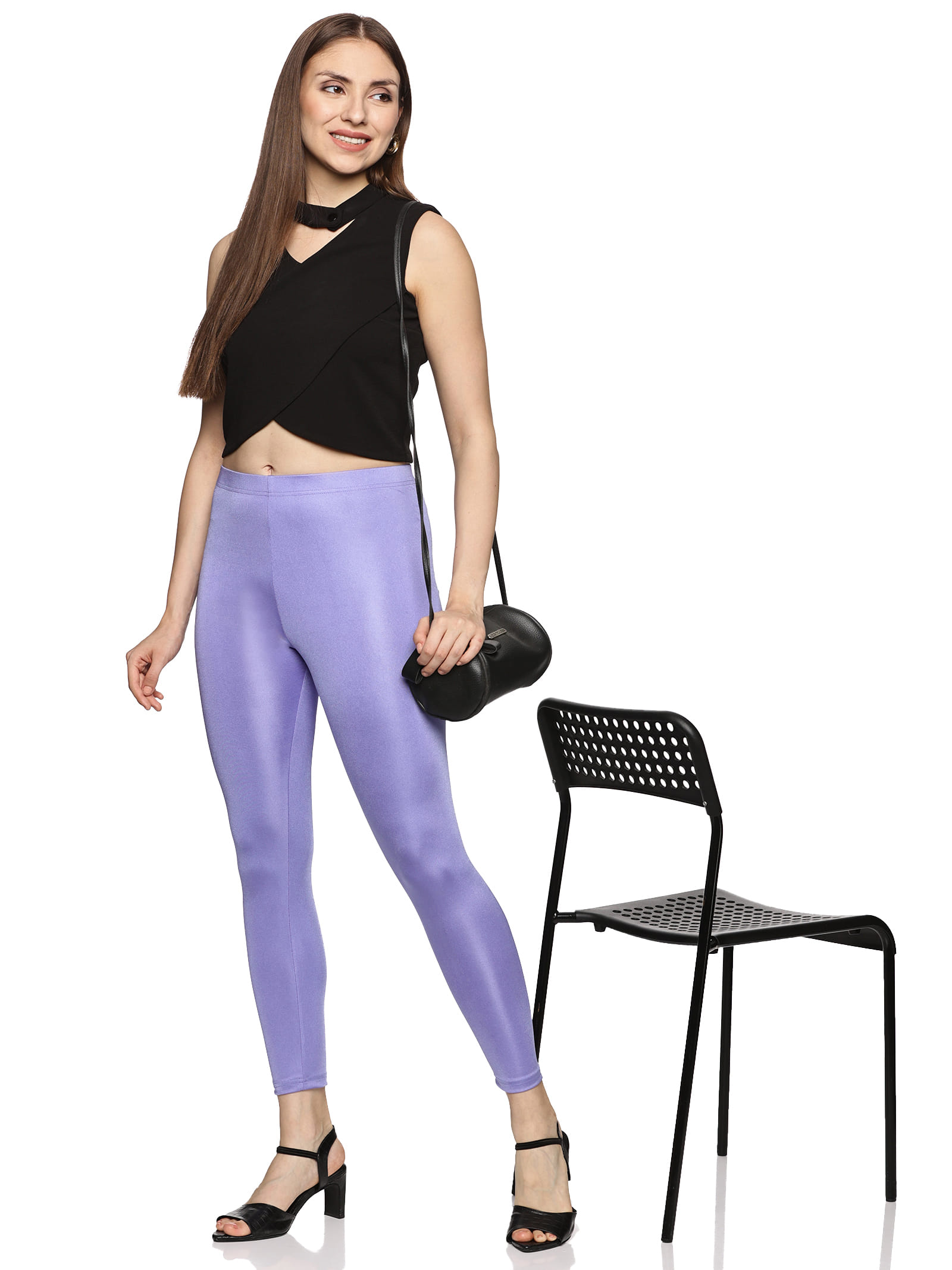 Shimmer Leggings (Periwinkle)