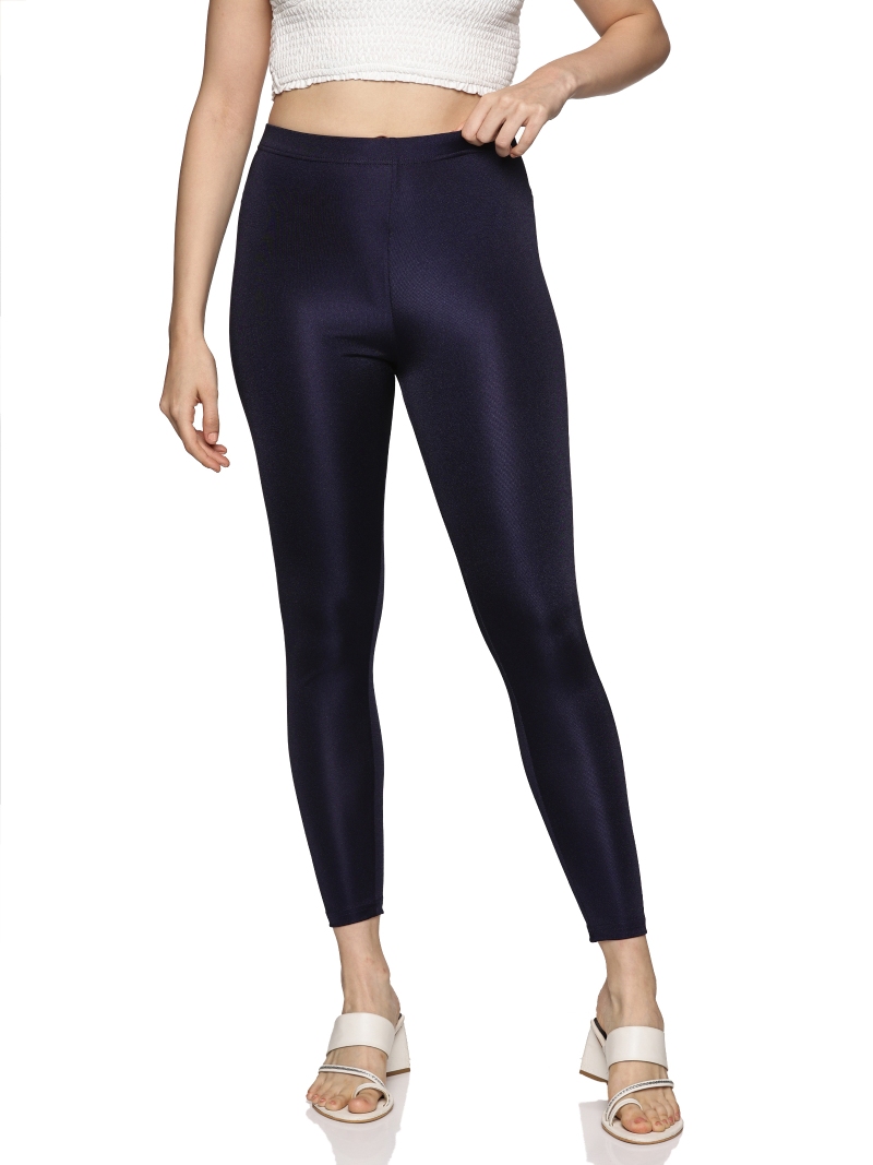 Shimmer Leggings  (Marine Blue)
