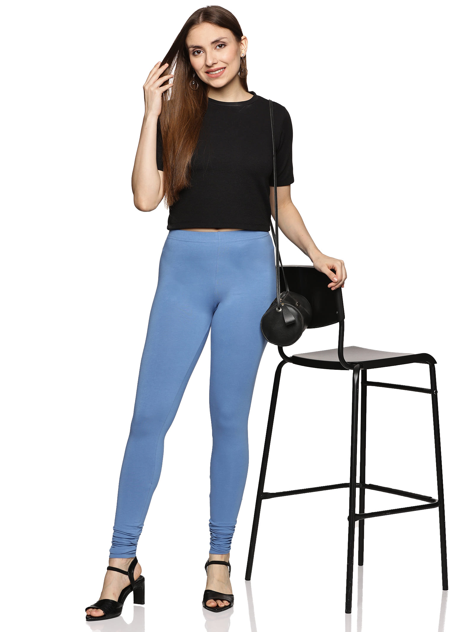 Churidar Leggings (Steel Blue)