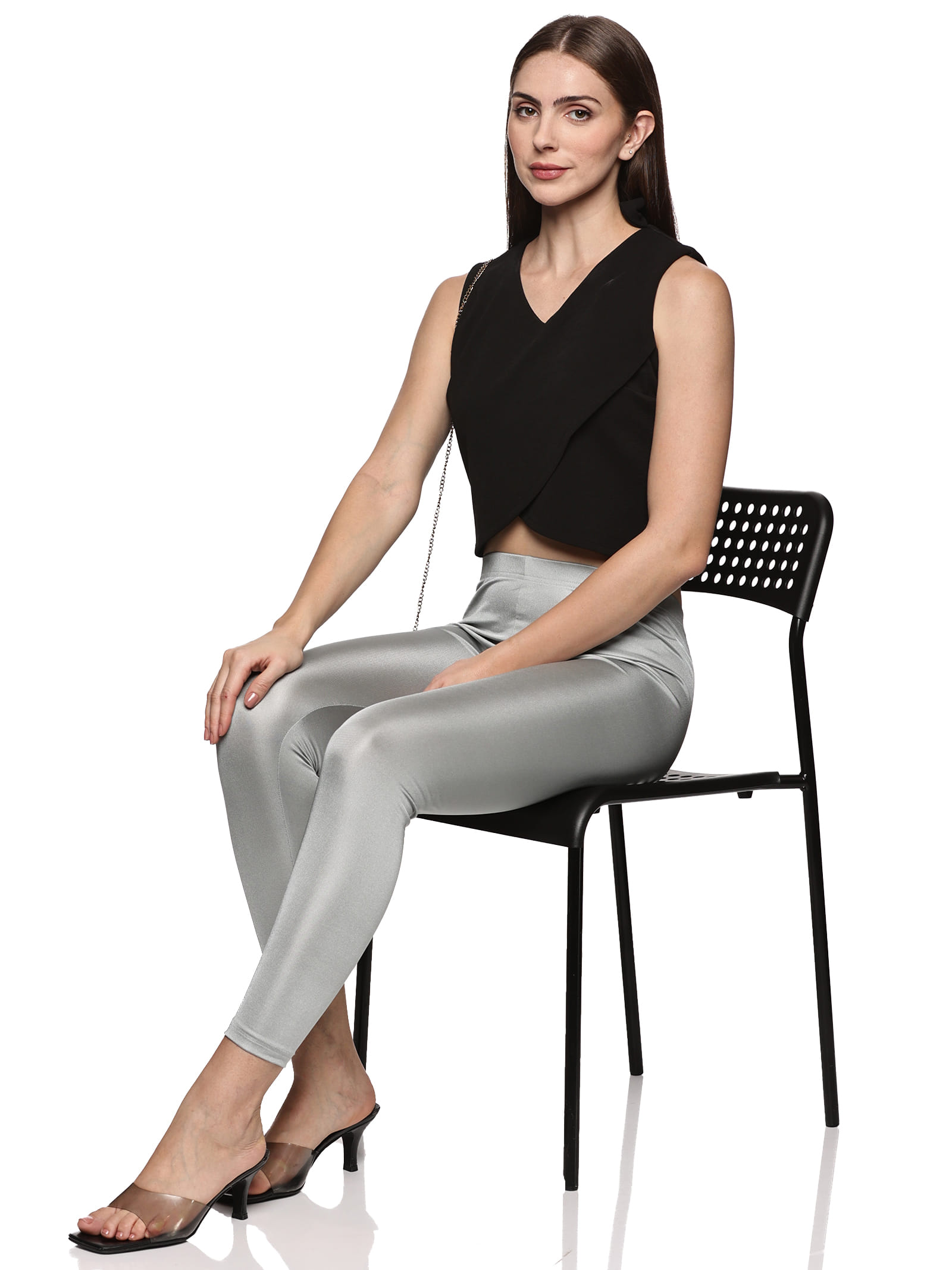 Silver shimmer leggings (Cloud)