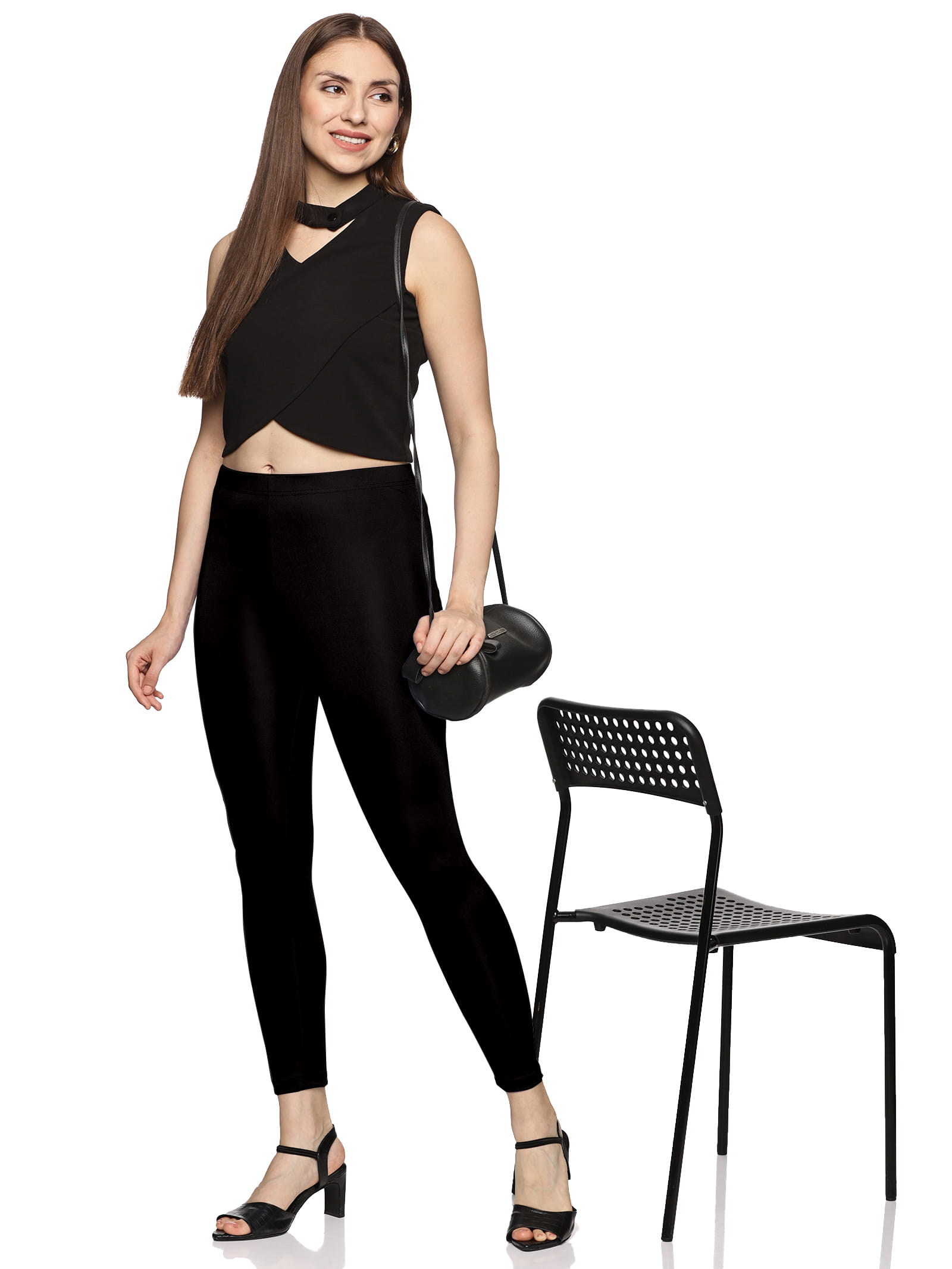 Black shimmer leggings (Ebony)