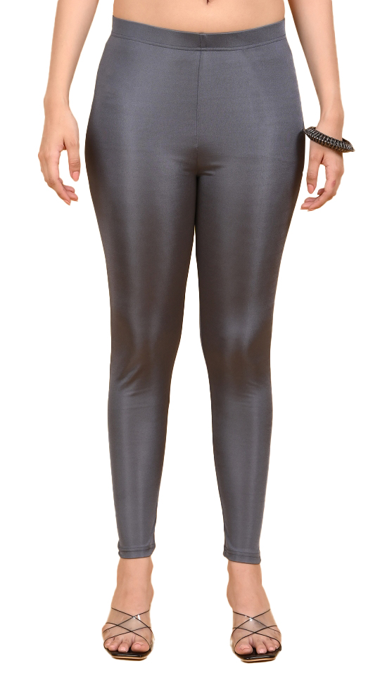 Grey Shimmer Leggings (Elephant Grey)