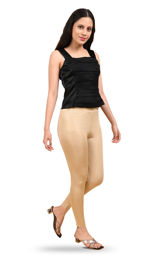 Light Gold shimmer leggings (Beige)