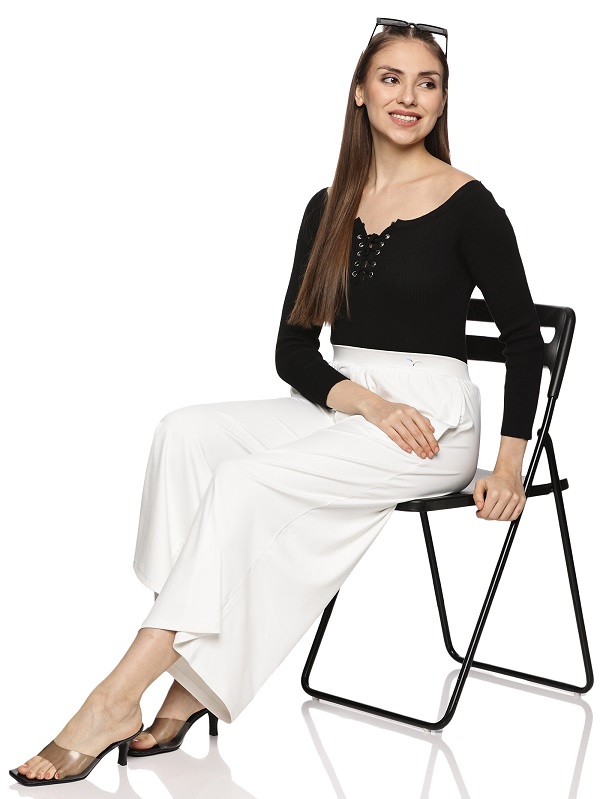 Palazzo for Women (White)