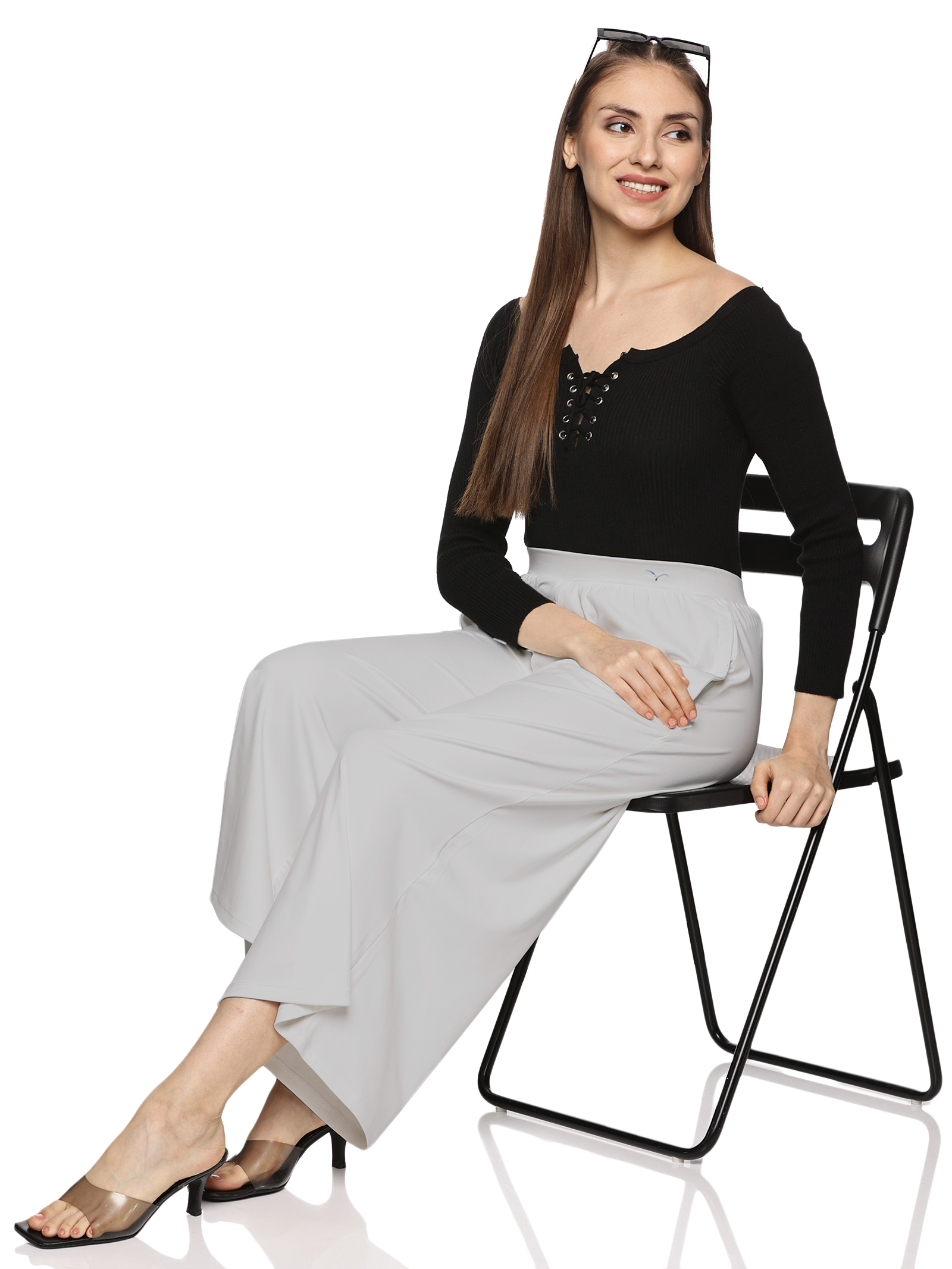 Palazzo for Women (Grey)