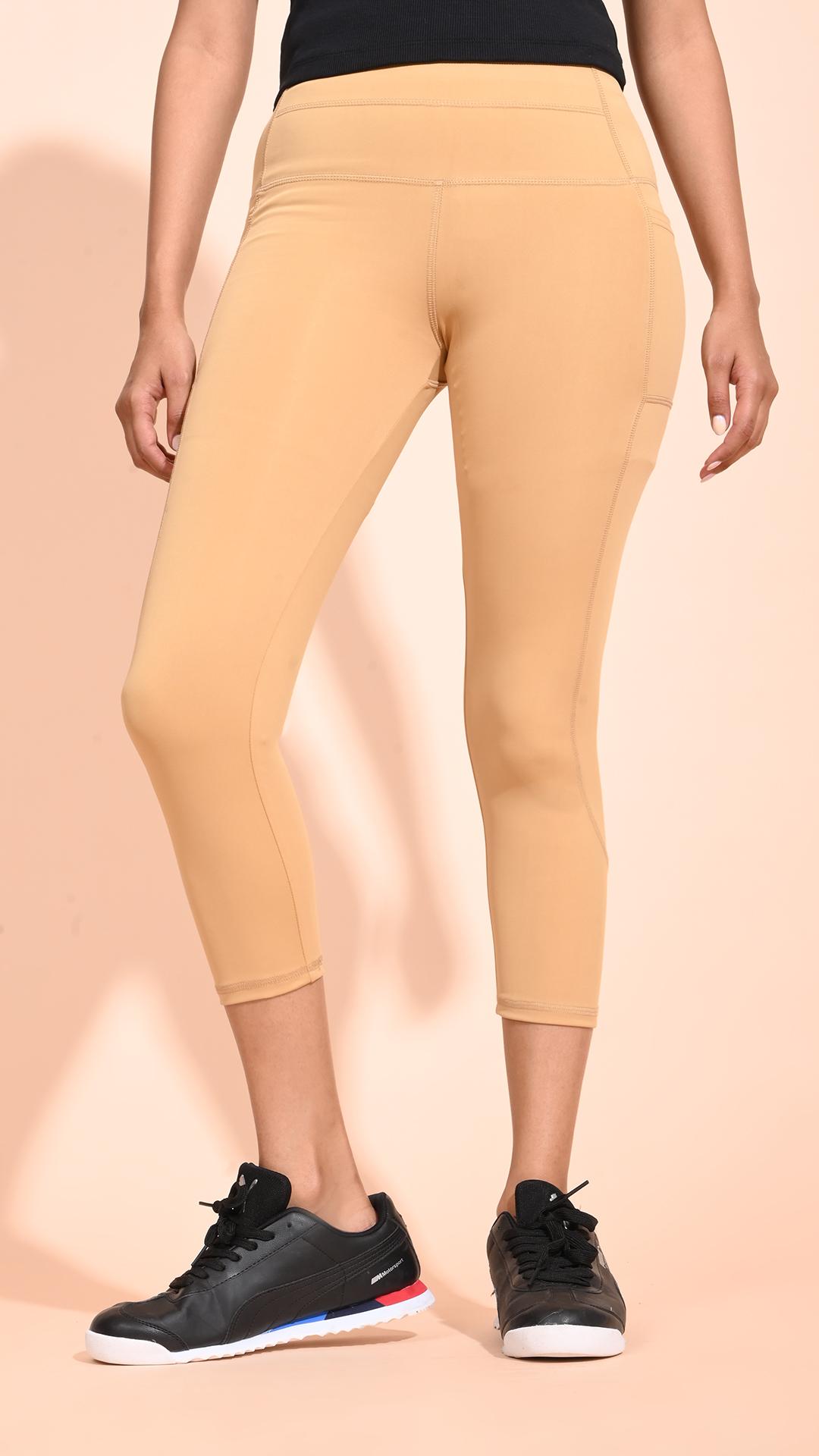Yoga Pants Solid (Brown)