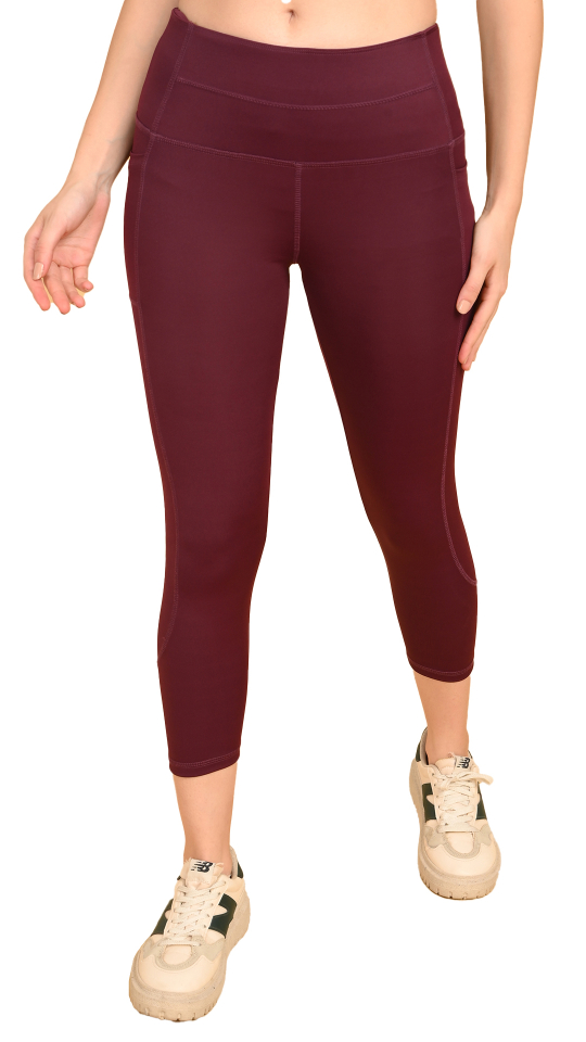 Yoga Pants (Maroon)