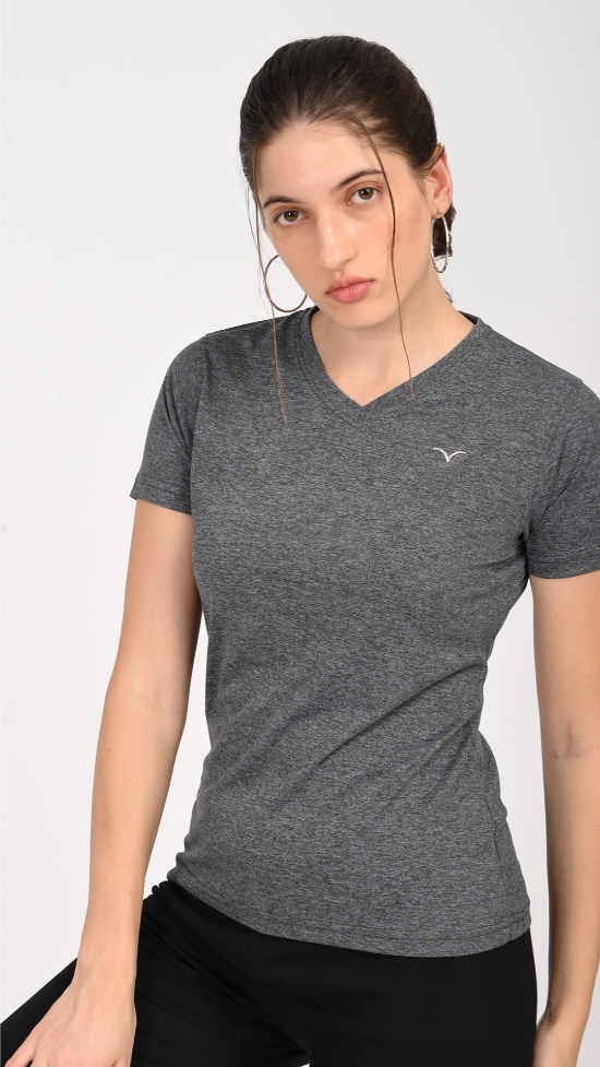 V Neck Tee (Black)